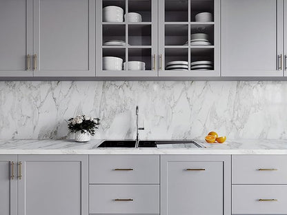 Peel and Stick Wallpaper Solid Color Grey Contact Paper Matte Wallpaper for Bedroom Bathroom Modern Wall Paper Removable Self-Adhesive Kitchen Wall Decor Vinyl Roll 17.3" x 394"