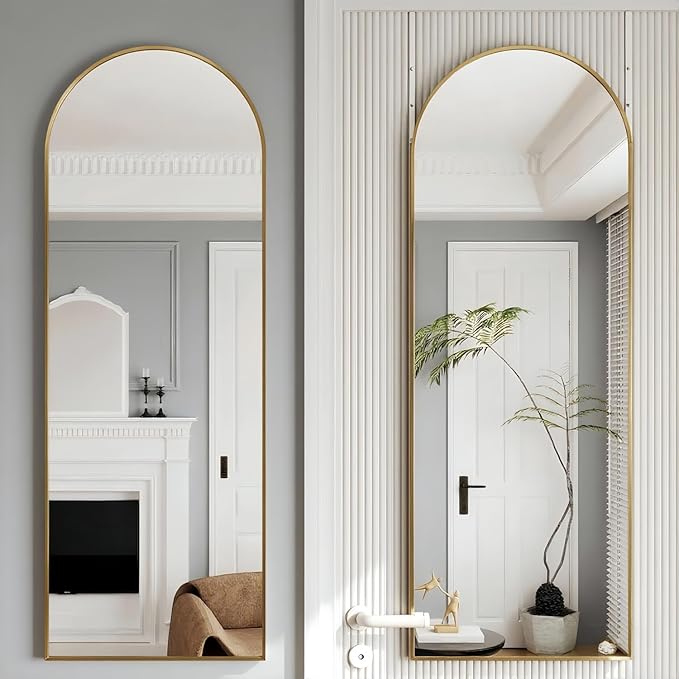Door Mirror, Arched Full Length Mirrors Over The Door, 16