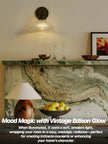 Wall Sconce Black Bathroom Light Fixtures with Clear Glass Farmhouse Vanity Light Modern Sconces Wall Lighting for Living Room Bedroom Bathroom Mirror Kitchen Hallway E26 Hardwire