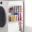 Magnetic Spice Rack For Refrigerator, Space Saving Magnetic Shelf For Fridge Pink 2 Pack With Magnetic Paper Towel Holder