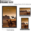A PLUS MAX 15x23 Picture Frame, Black Engineered Wood Frame for 15 x 23 Inch Picture Poster Photo, Light Weight 15 by 23 Frame with Wood-grain for Wall - 1 Pack/Black/15 x23
