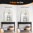 Delma Arched Bathroom Mirror, 24