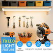 CNSUNWAY LED Shop Light 2FT, 20W 3000LM, 3000K Warm White, T8 LED Tube Lights, Ceiling and Utility Shop Lights, Linkable Light Fixture for Room, Garage, Workbench, ETL Listed (Pack of 2)