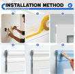 Peel and Stick Wall Molding Kit, Accent Wall Panels for Interior Wall Decor with Double-Sided Tape, Board and Batten Pre-Cut PS Wainscoting Panels (94 * 55 in)