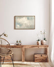 InSimSea Framed Canvas Wall Art Vintage Decor, Home Decor Classical Oil Paintings Sky Cloud Birds Prints, Vintage Landscape Large Wall Art for Living Room Bedroom Bathroom Office Decor, 20