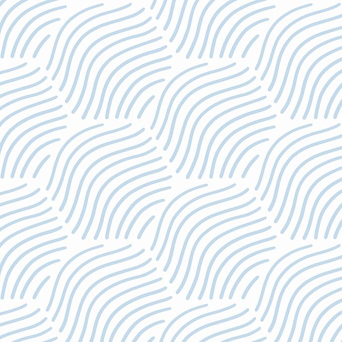 Peel and Stick Wallpaper Blue Wallpaper Geometric Wallpaper White Hexagon Modern Contact Paper 17.3”×393”Self-Adhesive Wallpape Removable for Bedroom Waterproof Shelf Liner Decal Vinyl Roll
