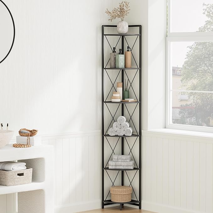 6 Tier Corner Shelf Stand, 78