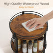 Snughome Lazy Susan Organizer, 3 Tier Rotating Spice Rack, Turntable Lazy Susan Kitchen Countertop Organizer, 10.2