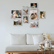 LUCKYLIFE Picture Frame Set 10-Pack, Gallery Wall Frame Collage with 8x10 5x7 4x6 Frames in Distressed White Finishes
