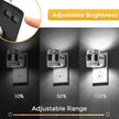 L LOHAS LED 3CCT Night Lights Plug into Wall, 3000K/4000k/5000K Adjustable Color Temperature Night Light,Bubble Nightlight with Dusk to Dawn Sensor for Rooms Bathroom Hallway