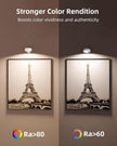 EZVALO Picture Lights for Wall, 2000mAh Rechargeable Battery Magnetic Poster Lights with 3 Color Temps & 12 RGB, Remote Dimmable Timer Painting Light, Wall Decor Light for Art Display, Frame (6 Pack)