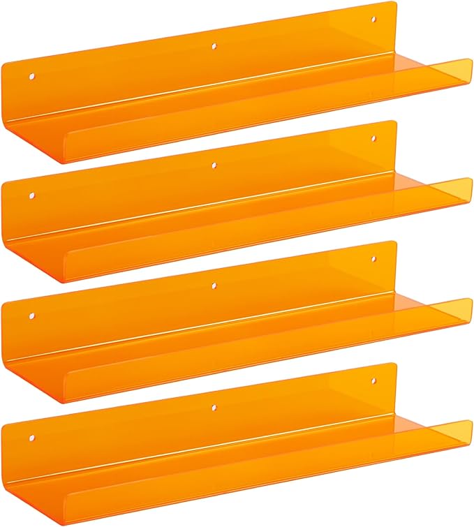 upsimples Acrylic Shelves for Wall Decor, 15