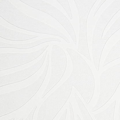 Graham and Brown 18390 Eden Wallpaper White, 20.5 x 396 inches