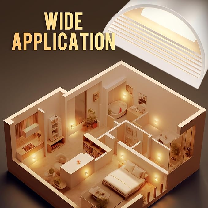 DORESshop LED Night Light[4 Pack], Night Lights Plug into Wall, 3 Level Brightness Adjustable Plug in Night Light, Dusk to Dawn Sensor Nightlights for Adults,Bedroom,Bathroom,Hallway,3000K Warm White