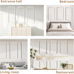 PALMPOP Peel and Stick Wall Molding Kit of 3 Frames,Premade Accent Wainscoting Panels, Ready to Molding Trim for Living Room Bedroom Corridor Home Interior Wall Panel Decor (24x12in)