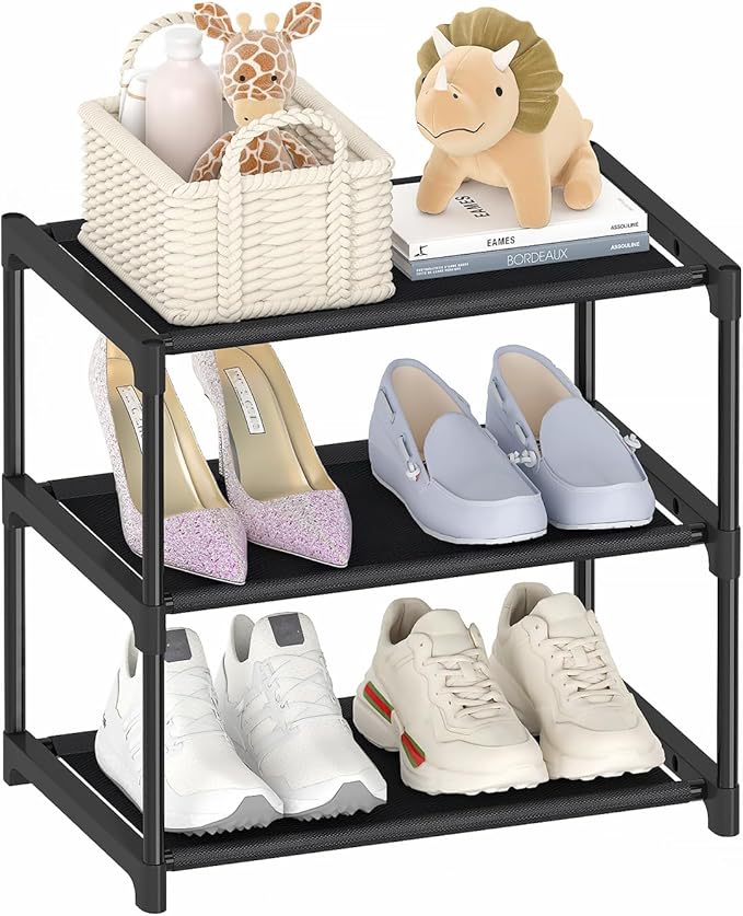 3 Tier Extra Small Shoe Rack (16.3