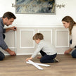 2 Frames Peel and Stick Wall Molding Kit, Wainscoting Panels kit for Walls, PreCut Wall molding 16 x 24 Inch, Easy Install Wall Wainscoting & Picture Frame Molding for Living Room, Bedroom, Home Decor