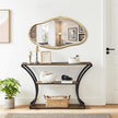 JJUUYOU Irregular Mirrors for Wall Asymmetrical Bathroom Mirror 30