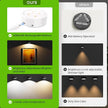 3-Pack Picture Lights for Wall, Rechargeable Battery Magnetic Poster Lights with Remote Dimmable 3-Color Temps & Timer, LED Art Display Lighting for Paintings, Frames & Wall Art Decor (White)