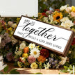Together They Built A Life They Loved Sign Sign, Modern Farmhouse Home Decors, Living Room Decoration for Shelves, Family Room Decors, Master Bedroom Decor, Desk Decor Art, Housewarming Gift