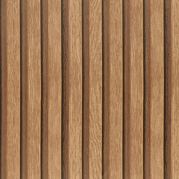 Arthome 17''x120'' Wood Slat Wallpaper, Peel and Stick Self Adhesive Wood Wallpaper PVC Vinyl Decorative Removable Wallpaper Waterproof Faux Wood Grating Stripe Contact Paper for Living Room Bedroom