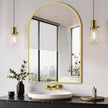 Delma Arched Bathroom Mirror, 24