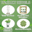 St Patrick's Day Decoration 8 PCS Tiered Tray Decor Set, Cute Tabletop Saint Patty's Day Décor for Home Shelf Mantel Fireplace Office Desk Coffee Bar Shamrock Sign Gnome Lucky Irish Tray Objects