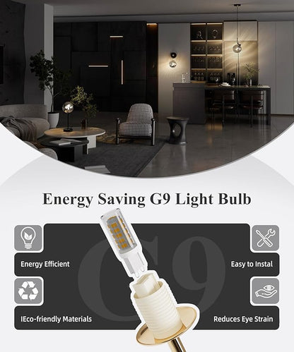 Metro Sphere Glass Wall Sconce - Mid Century Modern Wall Light with Hardwired or Plug-in, 3-Way Dimmable,Minimalist Wall Mounted Lamp for Modern Home Decor,Inclub E26 Bulb