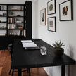 Ismoon Black Contact Paper Peel and Stick Wallpaper 17.5''x472''Wood Grain Contact Paper for Cabinets and Drawers Removable Self-Adhesive Modern Renter Friendly Wallpaper for Desk Countertops Vinyl