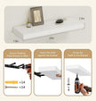 Vervida White Floating Shelves for Wall 24