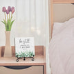 Inspirational Christian Desk Decor, Be Still And Know That I Am God Eucalyptus Sign, Desk Decorations For Office Home Living Room Bathroom, Eucalyptus Shelf Decor, Wooden Plaque With Stand (09)