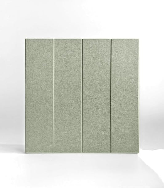 21.65" Large Square Acoustic Panels 4-Pack - Sound Absorbing Wall Panels, Noise Reducing Soundproof Decorative Felt Tiles for Home Office, Studio, Living Room - Sage