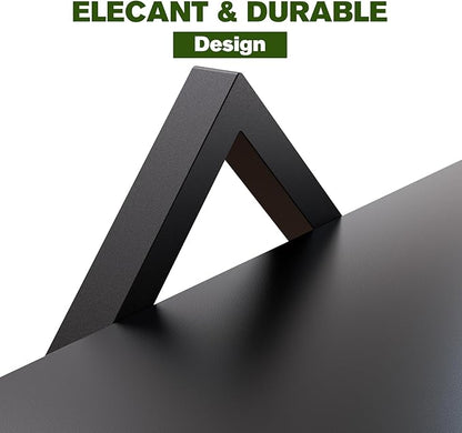 Set of 2 Wall Plant Holder Wall Planters for Indoor Plants Window Plant Shelves Plant Stand Indoor Floating Wall Shelves for Plant Hanger Indoor for Plants, Books, Photos wall Decor (Black)
