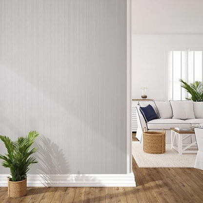wishFIRE Gray Textured Peel and Stick Wallpaper 15.7"×118" Contact Paper Wood Look Wall Paper Self Adhesive Waterproof Vinyl Wallpaper for Bedroom Kitchen Cabinets Countertop