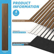 Art3d 4-Piece 94 x 12.6 Inch Acoustic Lightweight Slat Wall Panel - Waterproof Wood Textured Wainscoting Panel of 33 Sq.Ft for Bedroom, Home Theater Office Accent Wall, Walnut