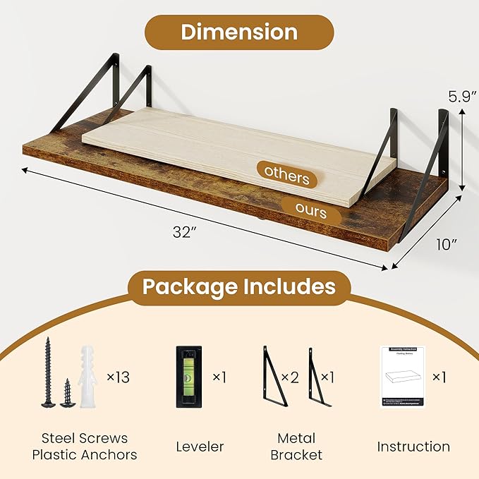 Floating Shelf for Wall,32