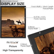 A PLUS MAX 11x14 Picture Frame Set of 6, Engineered Wood Frame Display Photo 8x10 with Mat or 11 x 14 without Mat, 11by14 Frame with Black Wood Grain for Wall - 6 Pack/Black/11 x14