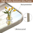 Brushed Nickel Mirror, 22