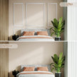 Peel and Stick Wall Molding Kit, Accent Wall Panels for Interior Wall Decor with Double-Sided Tape, 3 Set Pre-Cut PS Wainscoting Panels (50 * 40 in)