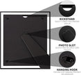 IZIDDO 5x7 Picture Frames Set of 4,Black Glass Photo Frame,for Wall Mount or Tabletop Standing,Gift Picture Frame, Horizontally or Vertically (5x7, Black)