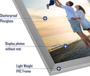 Hoikwo 18 Packs 5x7 Silver Multi Plastic Picture Frames Set with Plastic Cover for Family Photos, Artwork, Light Weight Bulk 5 by 7 Frames Pack for Wall Hanging and Table, Stylish Picture Frames