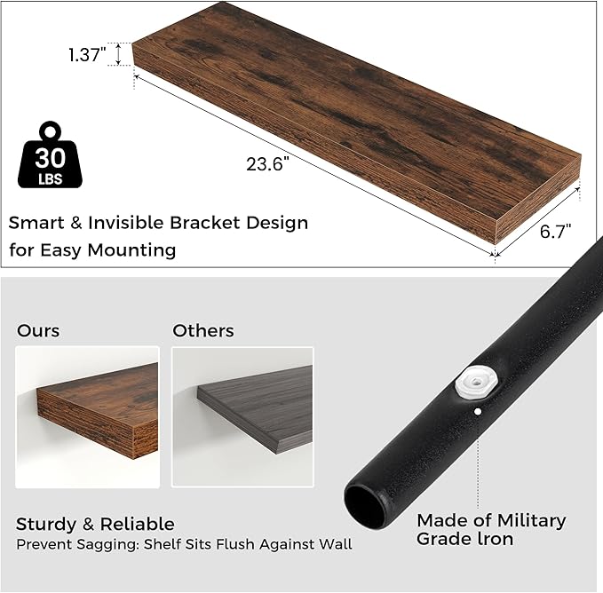 Floating Shelves for Wall 24