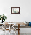 Mirrors for Wall Rustic Wooden Frame Rectangle Mirror Vintage Hanging Mirror for Bedroom Bathroom Living Room Farmhouse Wall Decor Brown Small 16