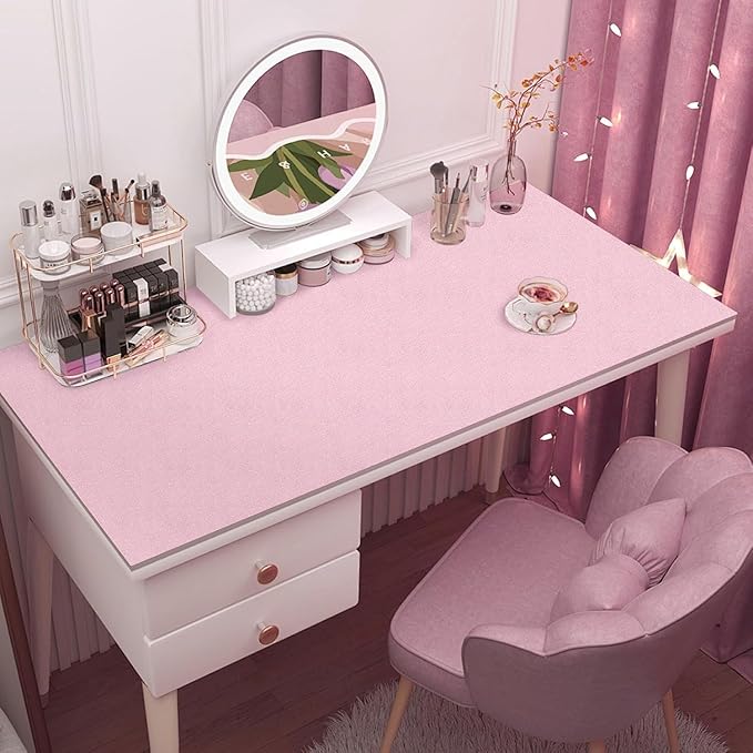 Pink Peel and Stick Self Adhesive Wallpaper - Removable Waterproof Bathroom Countertop Contact Paper - Kitchen Vinyl Wrap for Cabinet Countertops - Wall Cover Counter Top Paper 15.7" X 984.2"