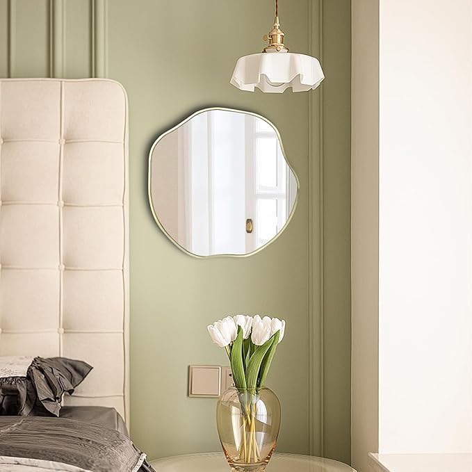 POZINO Irregular Shaped Mirror, 16