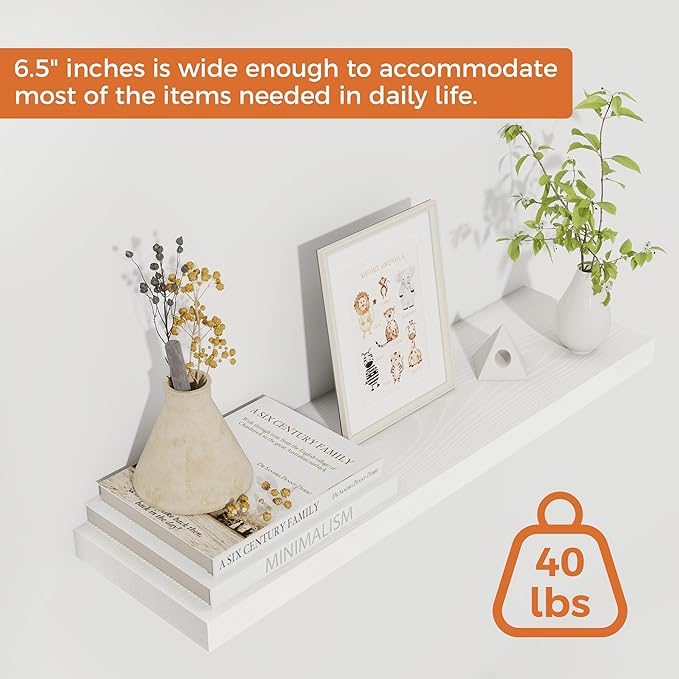 Fun Memories Floating Shelves for Wall, 24