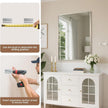 Brushed Nickel Bathroom Mirror, 30