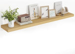 55 Inch Floating Shelves, 3D Textured Wood Grain, 55