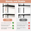 VTRIN Vertical Narrow Shoe Rack Organizer 10 Tier Tall Shoe Shelf Holds 20-22 Pairs with Non-Woven Dustproof Cover for Closet, Entryway Black