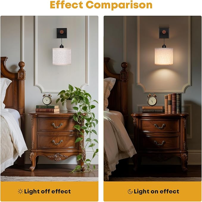 Battery Operated Wall Sconces Set of 2, 8000mAh Rechargeable Sconce RGB 15 Colors Dimmable Wall Sconce Wireless Battery Powered Sconces Decor Wall Lights for Living Room Bedroom Black